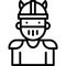 Knight costume icon, Halloween costume party