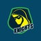knight logo vector image
