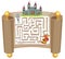 Knight maze puzzle game template