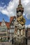 Knight Roland statue on Market square of old town, Bremen, Germany