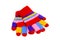 Knitted children\'s mitten