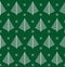Knitted green pattern