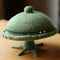 A knitted handmade UFO