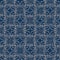 Knitted Marl Variegated Heather Texture Background. Denim Gray Blue Blended Line Seamless Pattern. For Woolen Fabric, Dyed Nordic