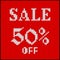 Knitted number fifty percent sale