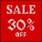 Knitted number thirty percent sale