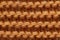 Knitted orange relief horizontal pattern