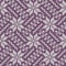 Knitted pattern on a purple background. Ornament. Seamless sample