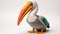 Knitted Pelican Toy: Lego Pelican Beak By Juliette Zacharias Omahony