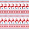 Knitted, pixel Christmas and New Year pattern. Wool Knitting Sweater Design. Wallpaper wrapping paper textile print. Eps 10