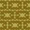 Knitted seamless ornate interlaced pattern