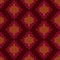 Knitted seamless pattern with rhombus