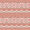 Knitted seamless vector pattern with christmas geometric ornament