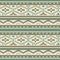 Knitted seamless vector pattern with ethnic geometric ornament