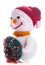 Knitted snowman