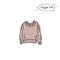 Knitted sweater color icon