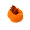 Knitted toy for children. Pumpkin.