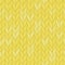 Knitted yellow seamless pattern. Natural warm knitted fabric. Winter woolen clothes. Hand drawn seamless background.