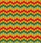 Knitter seamless pattern with stripes and zigzag. Colorful texture, vector background.