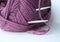 Knitting yarn and needles