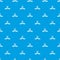 Knive shop pattern vector seamless blue