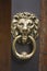 Knocker shaped metal Leon,