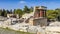 Knossos palace. Crete, Greece. Knossos palace - largest Bronze Age archaeological site on Crete of the Minoan civilization and cul
