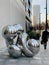 The knot sculpture by Richard Hudson in Canary Wharf London