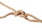 knot of slipped figure-eight noose close up