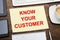 Know Your Customer Text On Yellow Placard