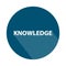 knowledge badge on white