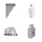 Knowledge, drawing, rest and other monochrome icon in cartoon style.flash drive, information, carriers icons in set