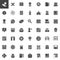 Knowledge vector icons set