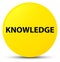 Knowledge yellow round button