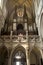 KoÅ¡ice - Chorus and organ from Saint Elizabeth gothic cathedral