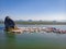 Ko Panyi or Koh Panyee, Muslim fisherman village landmark attractions travel by boat at Ao Phang Nga Bay National Park