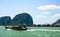 Ko Panyi - muslim fishing village. Koh Panyee settlement built on stilts of Phang Nga Bay, Thailand