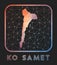 Ko Samet map design.