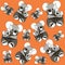 Koala and baby koala seamless pattern