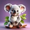 Koala Joey Loveliness: 3D Rendering Delight