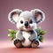 Koala Joey Loveliness: 3D Rendering Delight