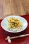 Kobashira no kakiage donburi, rice bowl with trough shell adductor muscles tempura