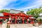 Kobe,Japan - June 27, 2017: Ikuta shrine in Kobe city Japan