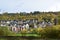 Kobern, Germany - 11 16 2022: view to Niederfell between autumn trees