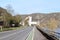 Kobern-Gondorf, Germany - 01 18 2022: Road though the Oberburg during flood season