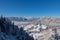 Kobesnock - Panoramic view of the snow capped mountain range of Julian Alps seen from Kobesnock near Bad Bleiberg, Carinthia,