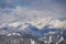 Kobesnock - Panoramic view of the snowcapped mountain ranges of High Tauern and Nock Mountains