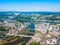 Koblenz city skyline in Germany