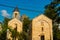 KOBULETI, GEORGIA: Beautiful Orthodox Church of Presentation of Mary on a sunny summer day.