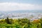 Kochi city panorama view from Godaisan mountain Observatory in Kochi, Shikoku, Japan